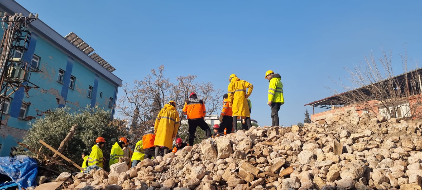 Sivil Savunma Teşkilatı Başkanlığı Hatay-Kırıkhan’da Çalışmalarını Sürdürüyor