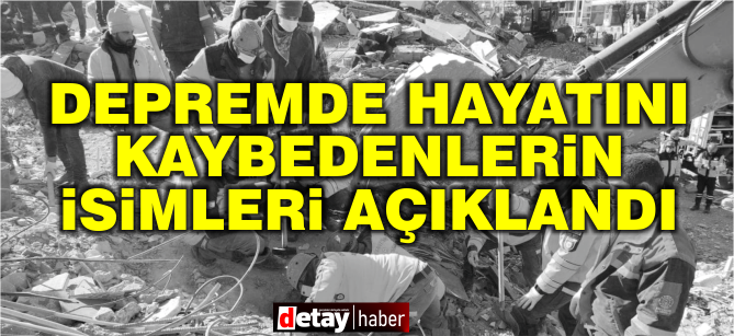 Adıyaman'da hayatını kaybeden ve kimlikleri tespit edilen KKTC vatandaşlarının isimleri açıklandı