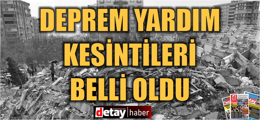 Deprem kayıpları için maaş kesintisi