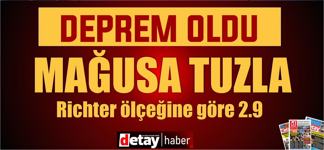 Deprem oldu!