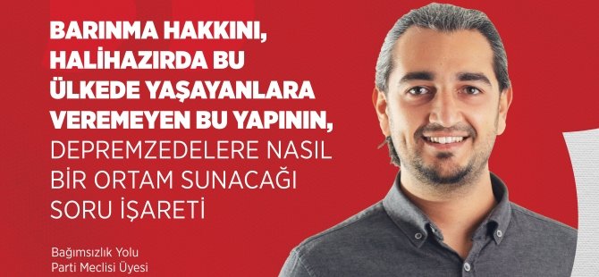 Batak: İnşaatları Yerinde Denetim Eksikliğimiz Var