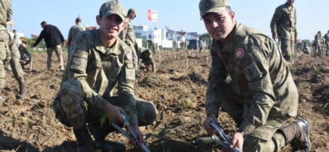 Güvenlik Kuvvetleri Komutanlığı ağaçlandırma faaliyetlerine devam ediyor