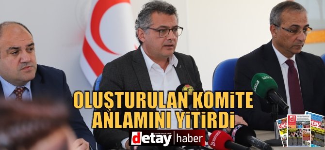 Erhürman: Oluşturulan komite anlamını yitirdi