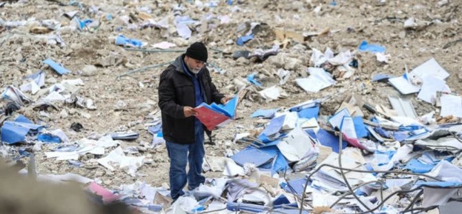 Hatay Büyükşehir Belediyesi enkazında "evrak nöbeti"