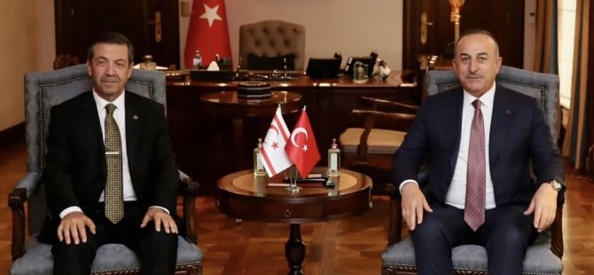 Ertuğruloğlu Ankara’da Çavuşoğlu ile görüştü