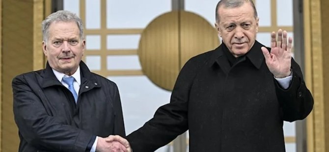 Erdoğan, Finlandiya liderini törenle karşıladı: Gündem NATO üyeliği