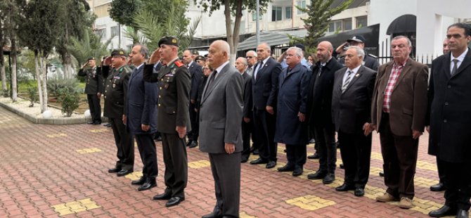 18 Mart Şehitler Günü nedeniyle Tekke Bahçesi Şehitliği’nde tören düzenlendi