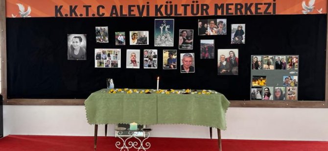 Alevi Kültür Merkezi Anma Günü etkinliği düzenledi