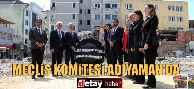 Meclis Komitesi Adıyaman'da... "Tek amacımız adaletin tecelli ettiğini görmek"