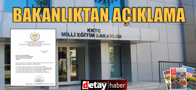 Milli Eğitim Bakanlığı'ndan Açıklama