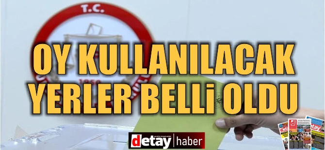 KKTC’de oy kullanılacak yerler belli oldu