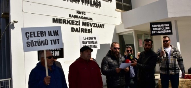 Lefkoşa İktisat Kooperatifi Üye İnisiyatifi, Kooperatif Şirketler Mukayyitliği’ne siyah çelenk bıraktı