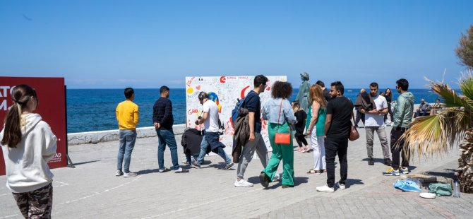 Arucad Dünya Sanat Günü İçin Girne Limanındaydı