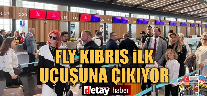 Fly Kıbrıs Hava Yolları ilk uçuş için yola çıkıyor