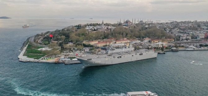 Dünyanın ilk SİHA gemisi: TCG Anadolu ziyarete açıldı