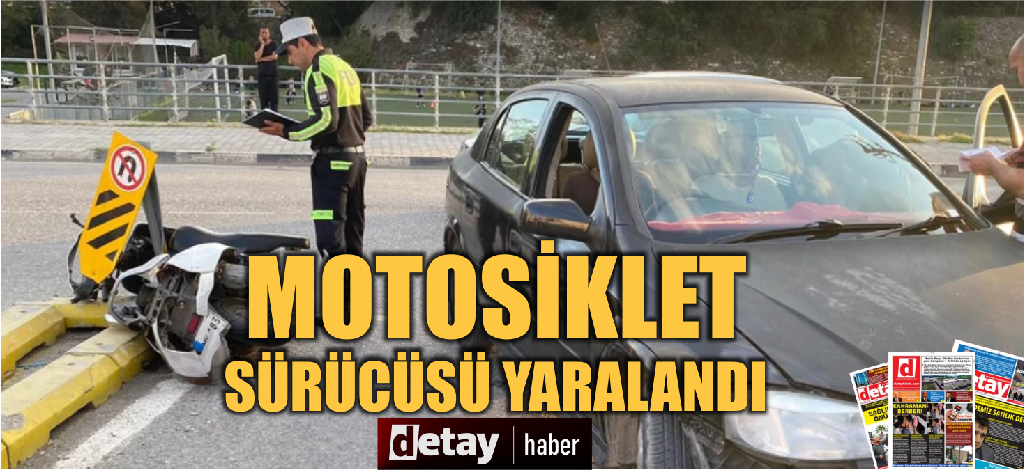 Lefkoşa'da kaza: Motosiklet sürücüsü yaralandı