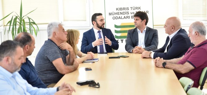 TDP Milletvekili Adayı Tacan Reynar KTMMOB Ziyaret Etti