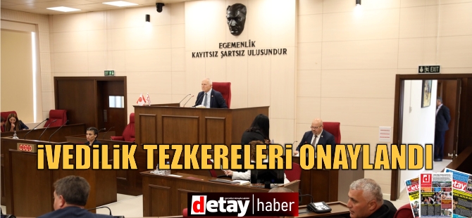 Meclis Genel Kurulu'nda ivedilik tezkereleri onaylandı