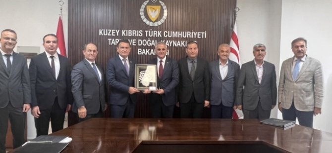 Bakan Oğuz, Türkiye Tohumcular Alt Birliği Yönetim Kurulu Başkanı Güler’i kabul etti