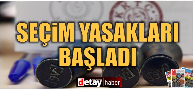 25 Haziran Milletvekilliği Ara Seçimi için yasaklar bugün başladı