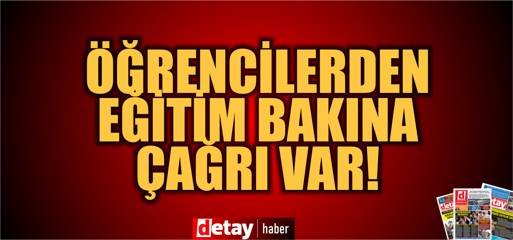 Öğretmenlerden sonra Öğrencilerden Eğitim Bakanı'na çağrı