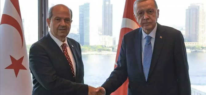 Cumhurbaşkanı Tatar'dan Erdoğan'a tebrik telefonu