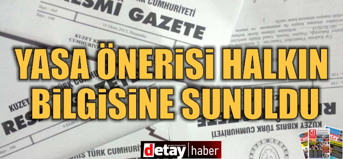 Belediyeler (Değişiklik) Yasa Önerisi, Resmi Gazete’de yayımlanarak halkın bilgisine sunuldu