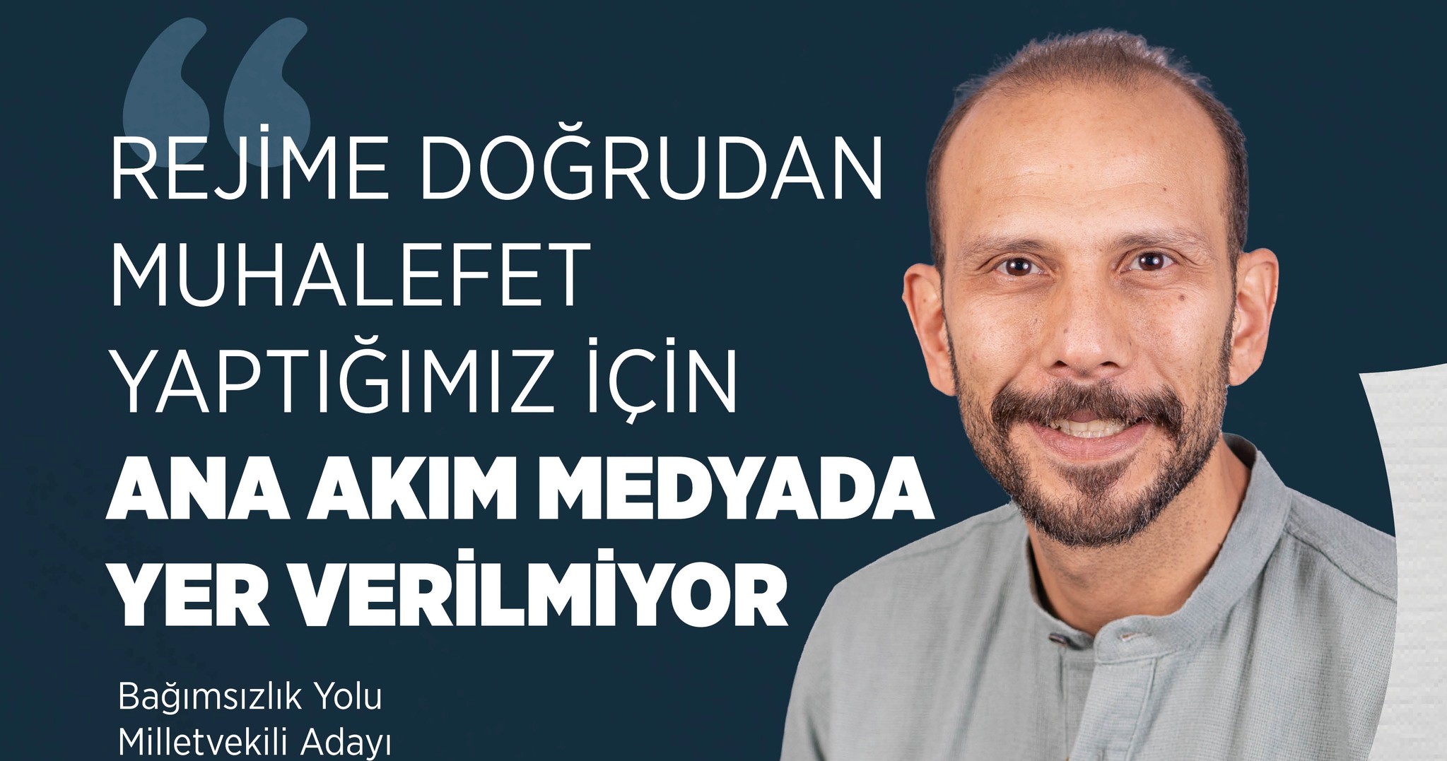 Ersoy: Rejime Doğrudan Muhalefet Yaptığımız İçin Ana Akım Medyada Yer Verilmiyor