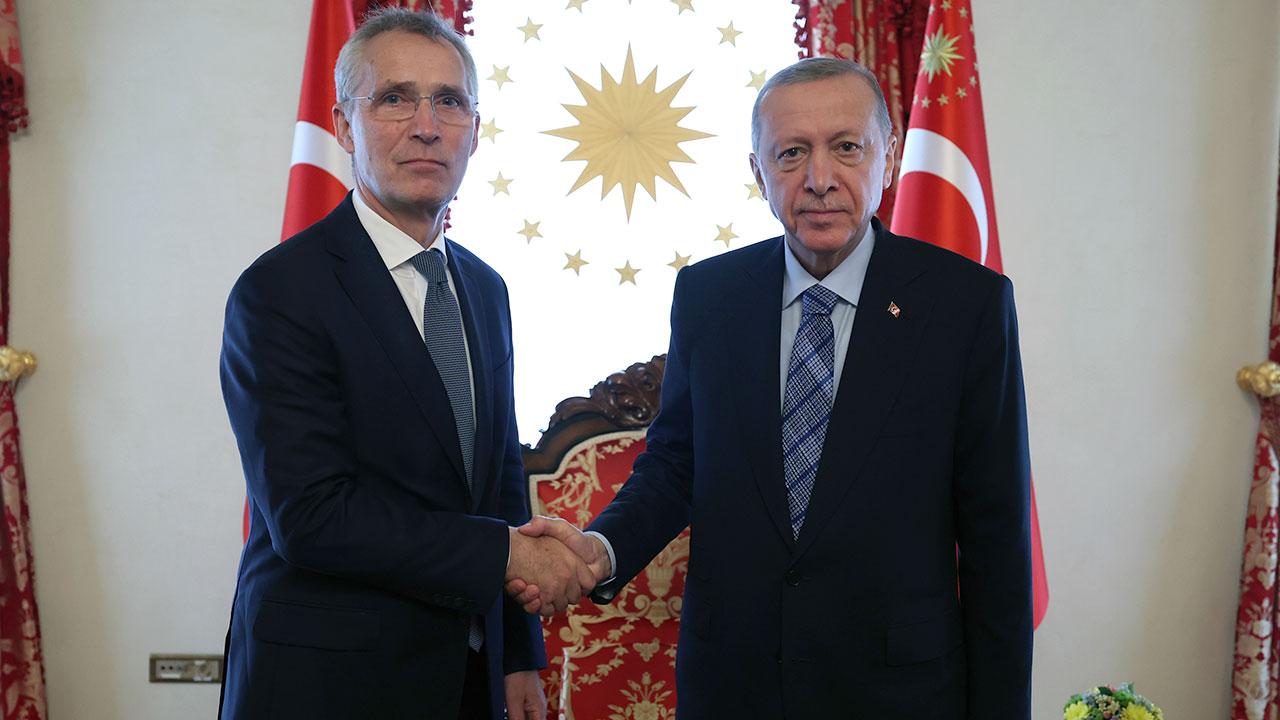 Erdoğan, Stoltenberg ile görüştü