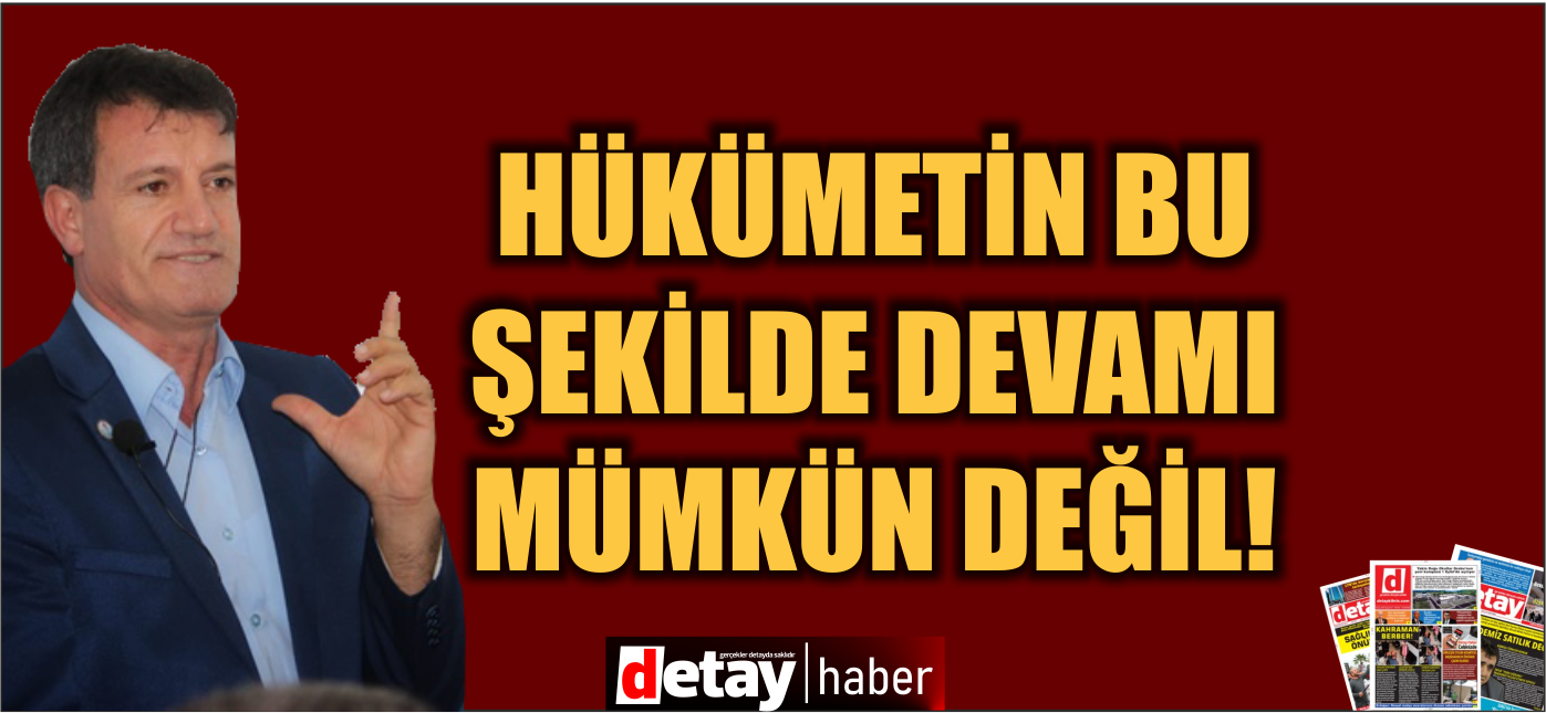 Arıklı: “Bu şekilde hükümetin sağlıklı devamı mümkün değil…”