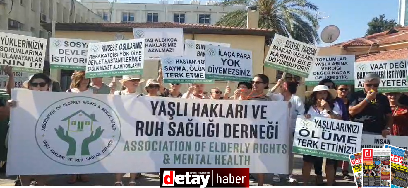 Yaşlı Hakları ve Ruh Sağlığı Derneği eylem düzenledi