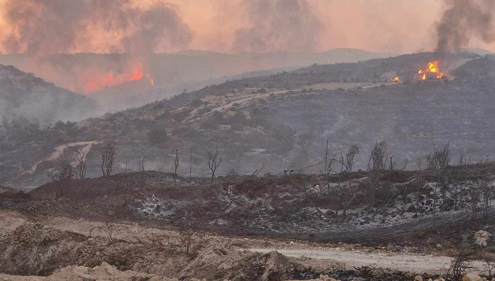 Limasol'daki yangın kısmen kontrol altına alındı