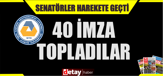 DAÜ'de senatörlerden 40 imza...DAÜ'de demokratik süreç başladı...