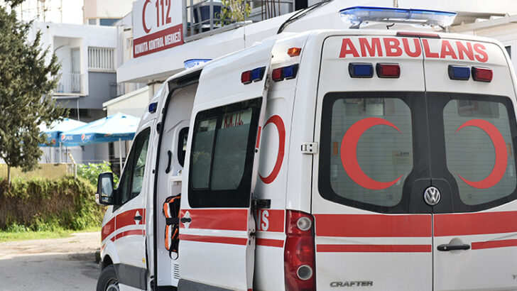 Girne - Lefkoşa yolunda kaza: 1 kişi yoğun bakımda
