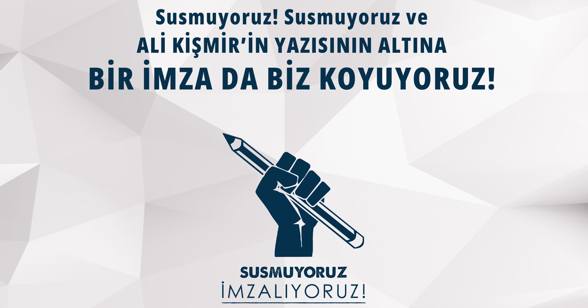 Susmuyoruz, İmzalıyoruz diyenler 709’a yükseldi!