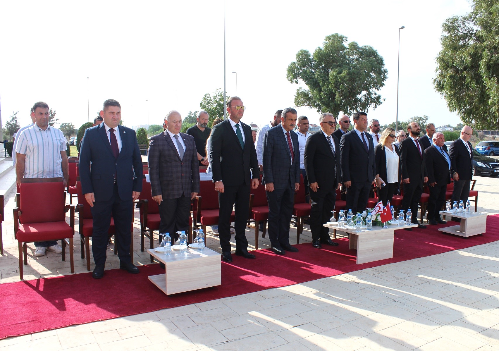 DAÜ, Kurucu Cumhurbaşkanı Rauf Raif Denktaş'ın Büstünü Törenle Açtı