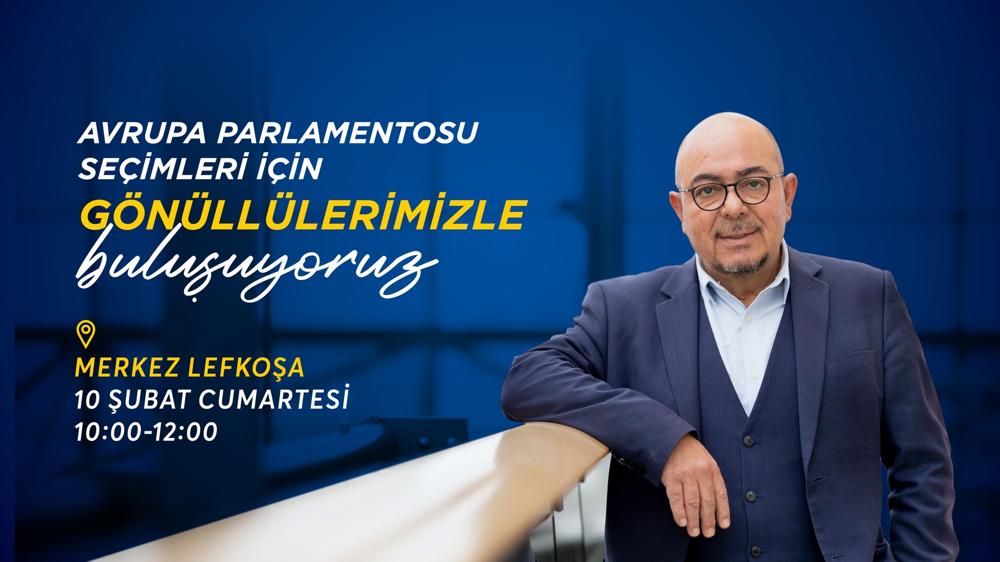 Avrupa Parlemento üyesi Niyazi Kızılyürek gönüllüleri ile buluşacak