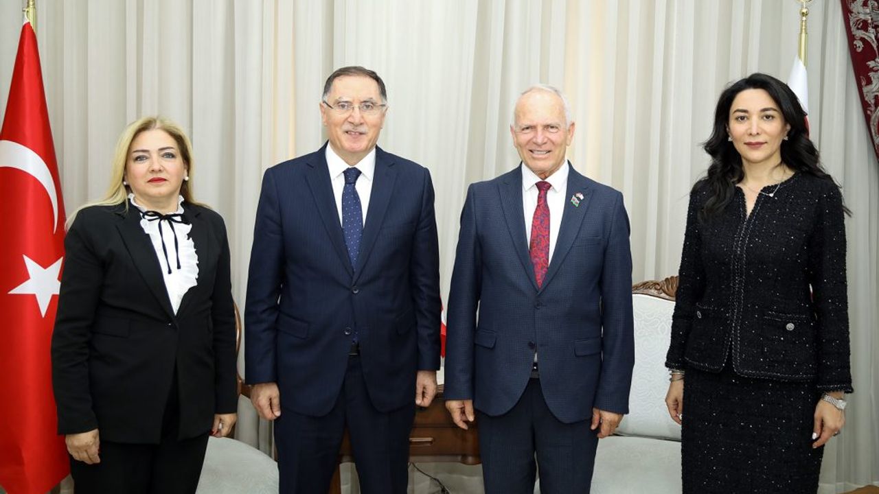 Töre, TC Ombudsmanı Malkoç ile Azerbaycan Ombudsmanı Aliyeva’yı kabul etti