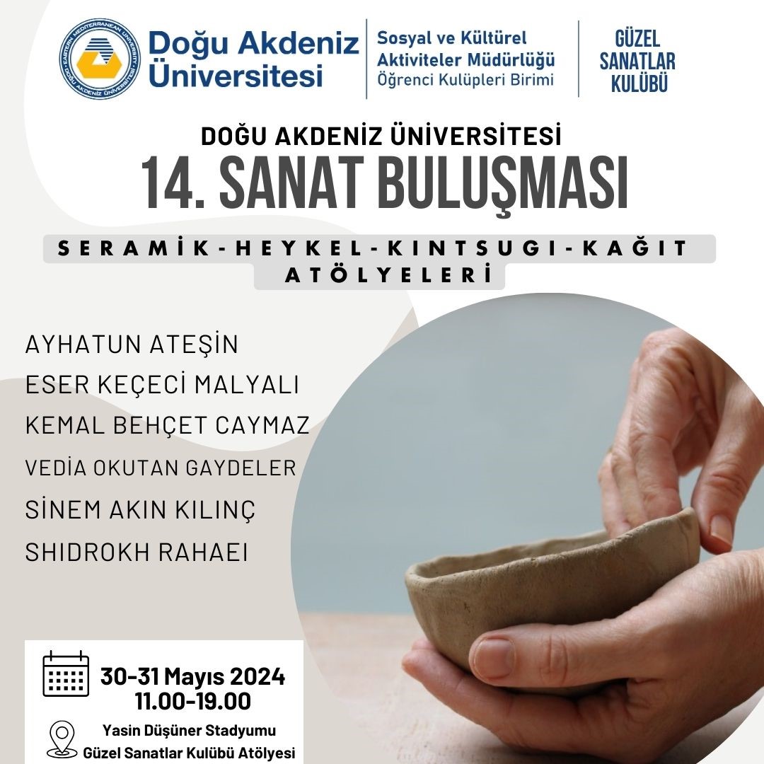 DAÜ Sanat Buluşması, 30-31 Mayıs 2024'te Gerçekleşiyor