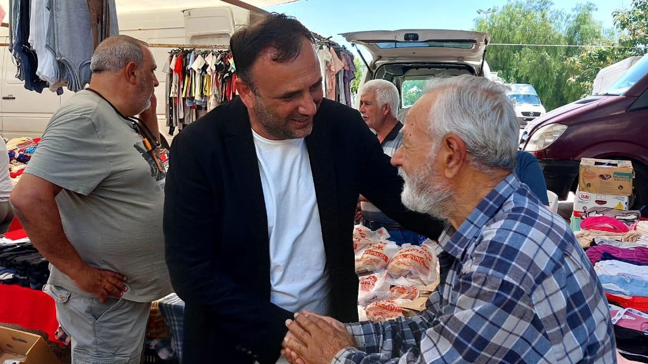 Çeler İskele Açık Pazarı’nı ziyaret etti