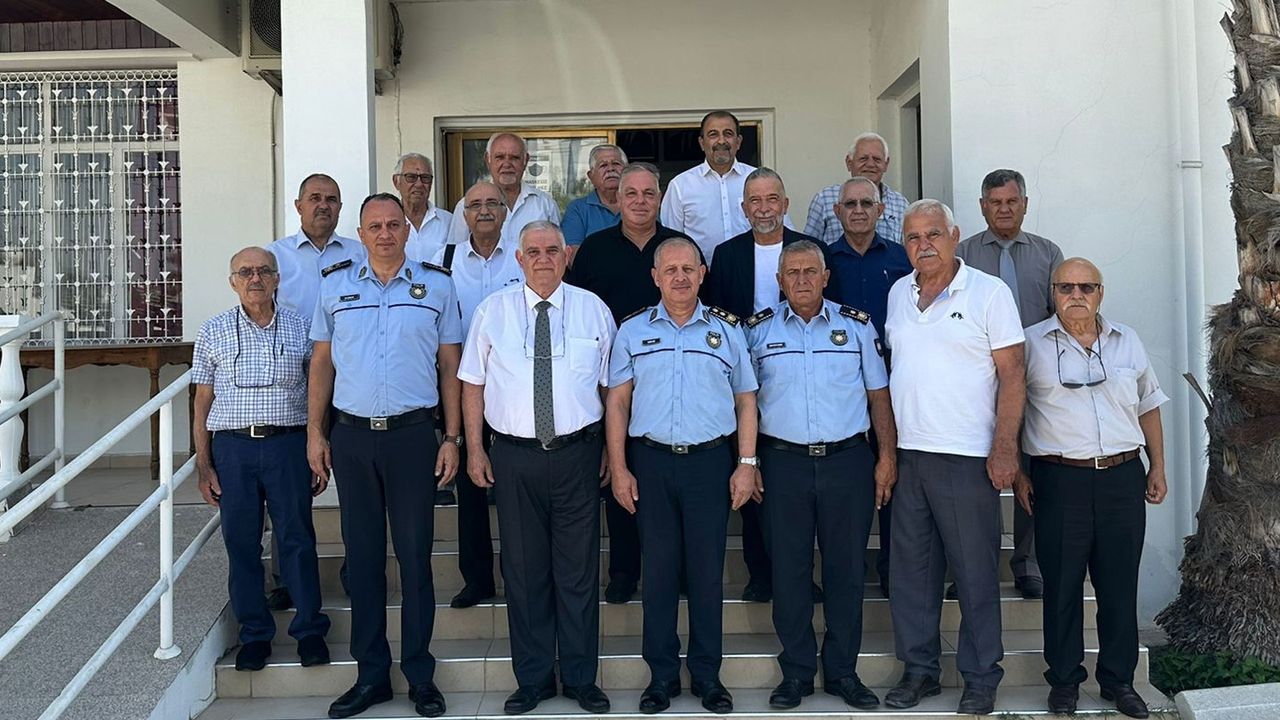 Polis Genel Müdürü Kasım Kuni ve heyeti, Polis Emeklileri Derneği'ni ziyaret etti!