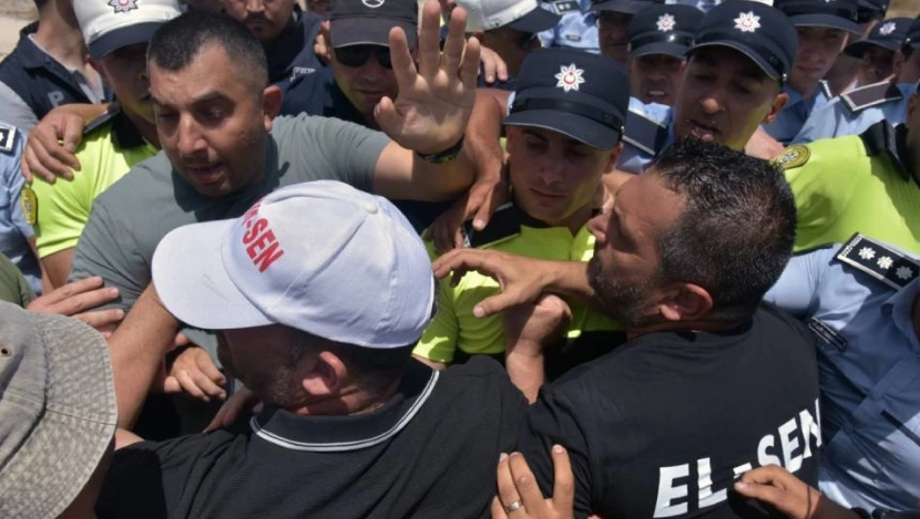 Ercan'ın elektrik kesintisine polis engeli: Polis engel oldu, yetkililer içeri giremedi!