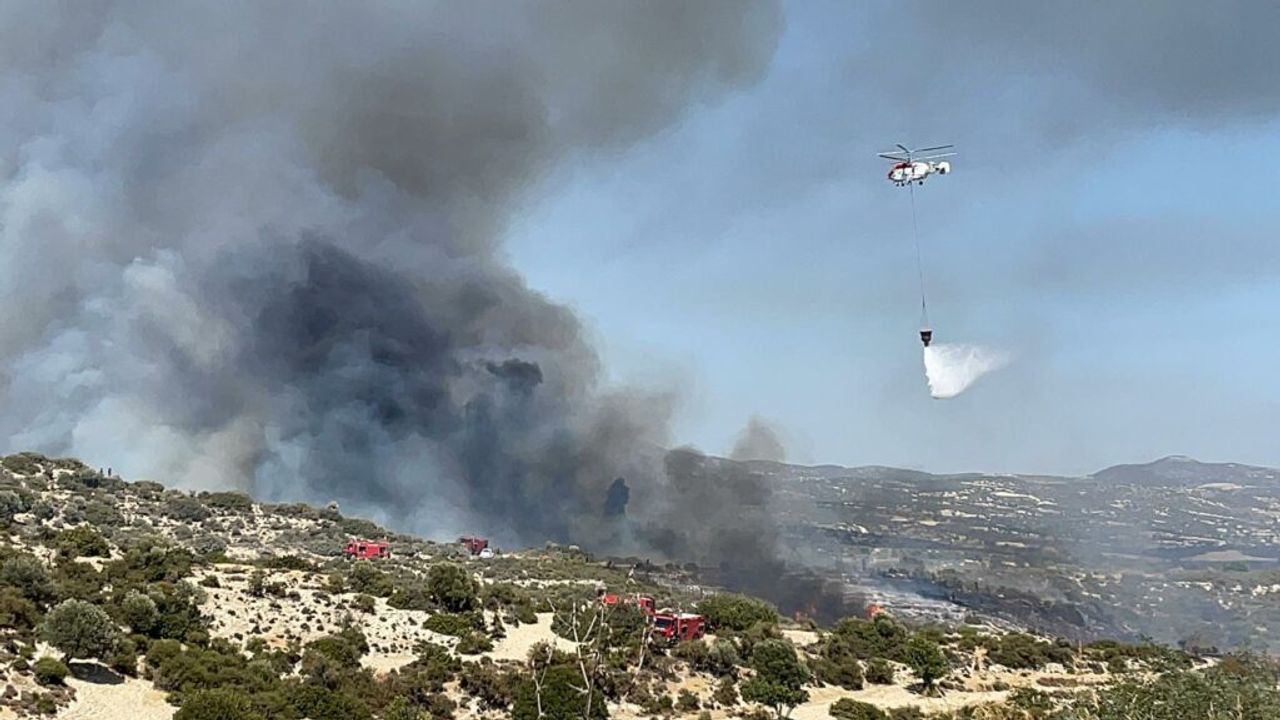 Limasol'da çıkan yangınlar kontrol altına alındı