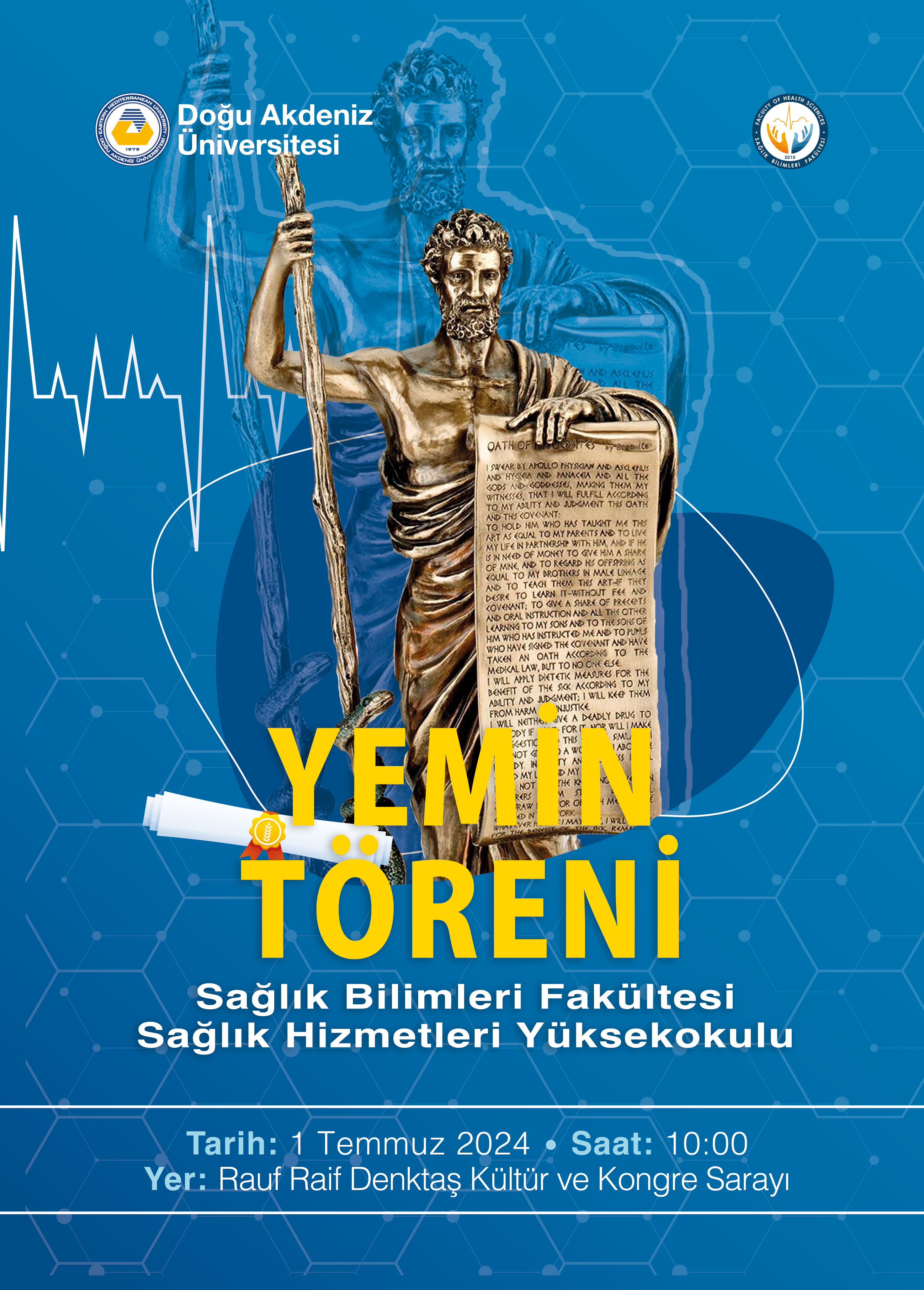 DAÜ Sağlık Profesyonelleri Yemin Töreni