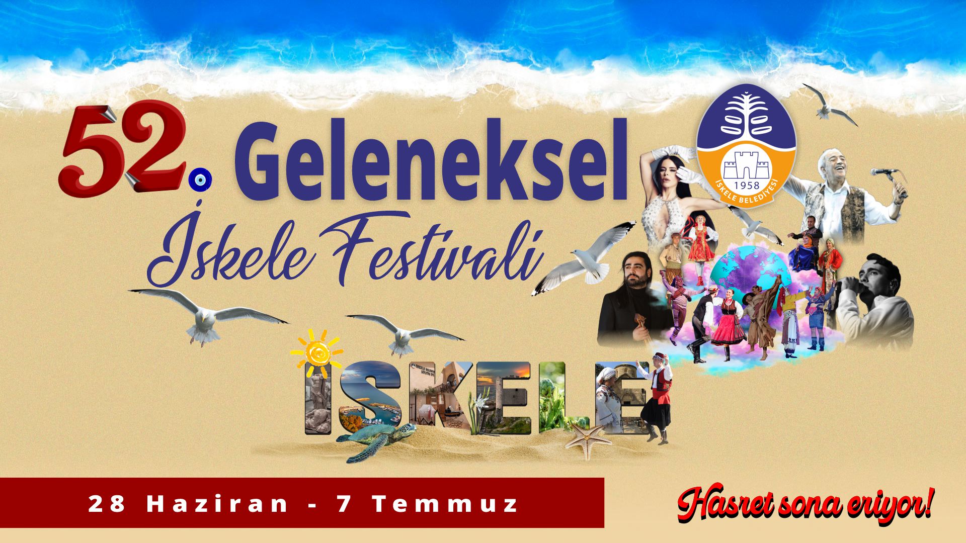 İskele Festivali bugün başlıyor... Açılış konseri Edip Akbayram'dan