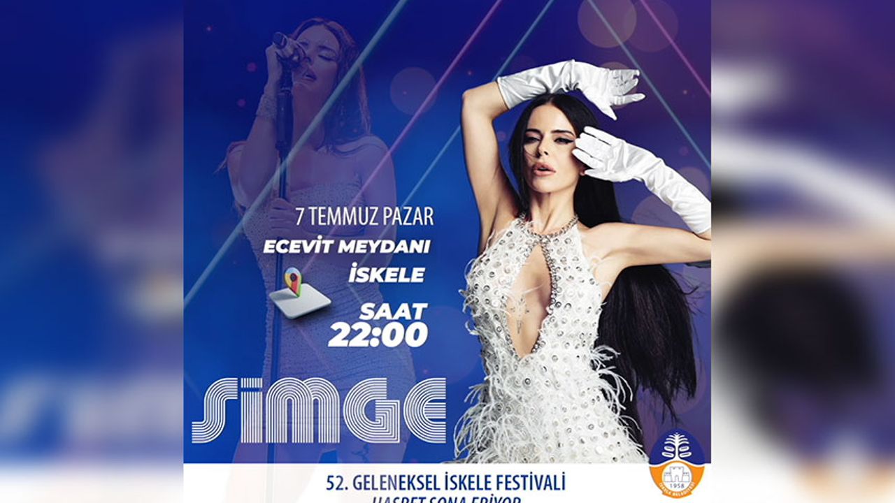 Simge Sağın, 52. Geleneksel İskele Festivali'nde...