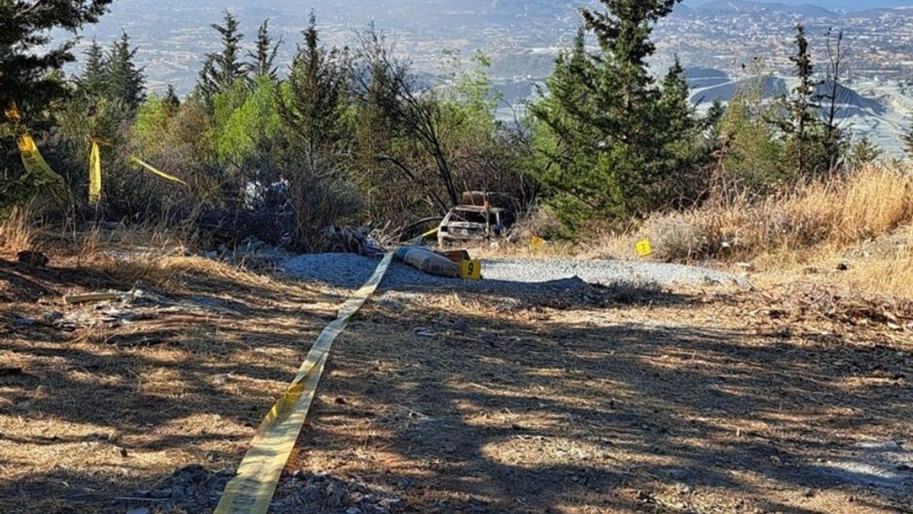 Limasol’da yanan araçta iki kişinin cansız bedeni bulundu