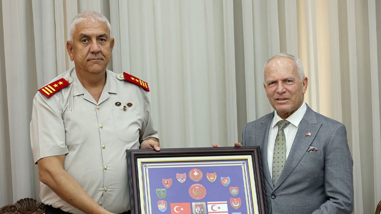 Töre, Güv.K.K Komutanı Tümgeneral Aytaç’ı kabul etti