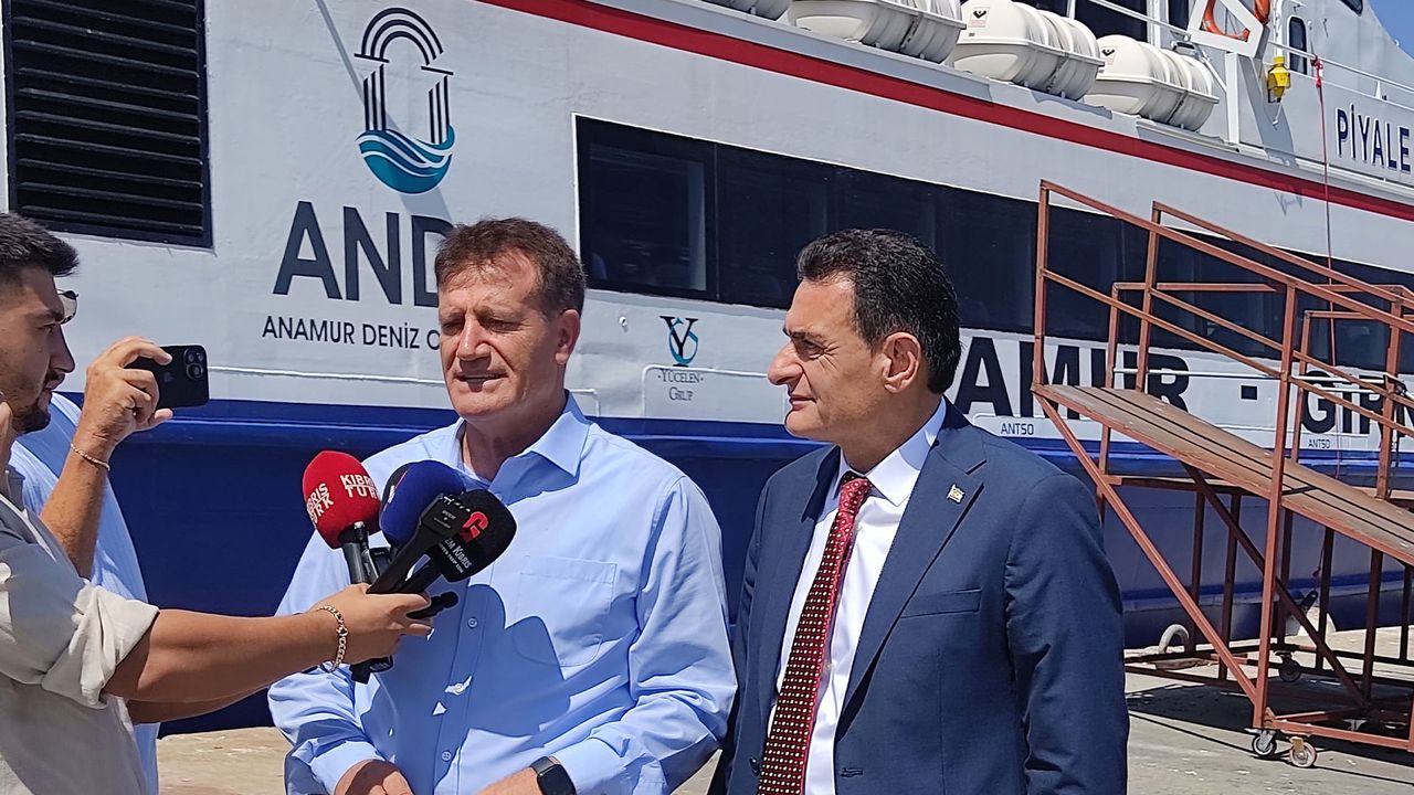 Arıklı’dan Müjde: Girne-Anamur Ulaşımında Yeni Dönem Başlıyor