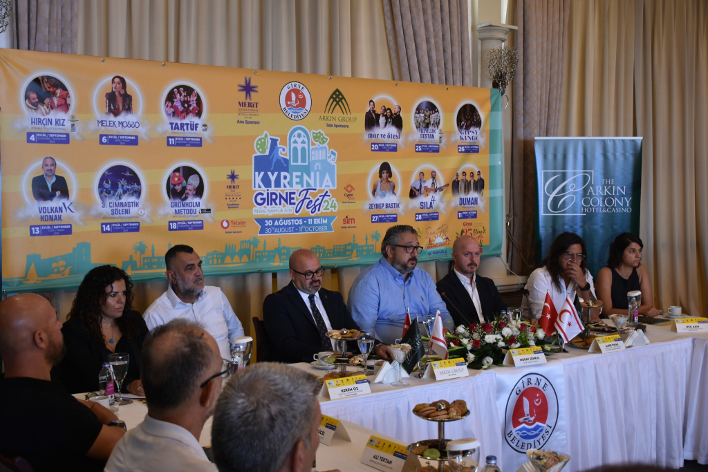 “Girne Arkın Group Fest24” 30 Ağustos’ta başlıyor